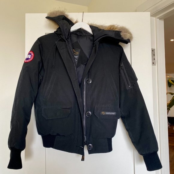 Canada Goose Womens Chilliwack Bomber Black SIZE XS - Picture 1 of 6